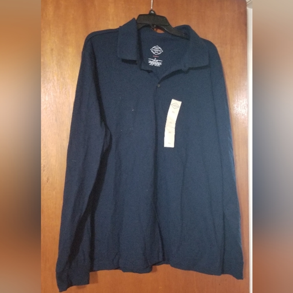 St. John's Bay mens long-sleeved polo shirt